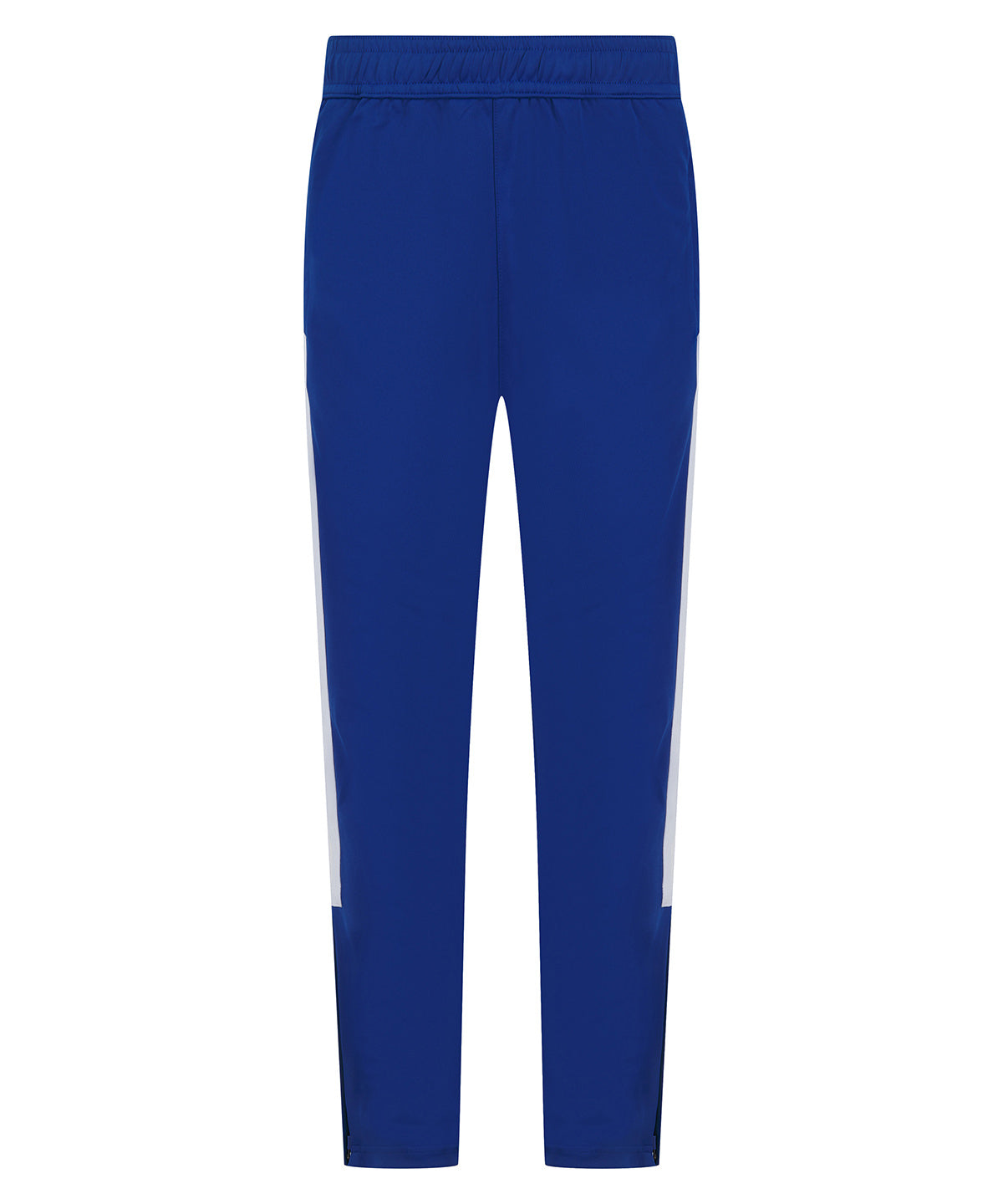 Knitted tracksuit pants - Royal/White