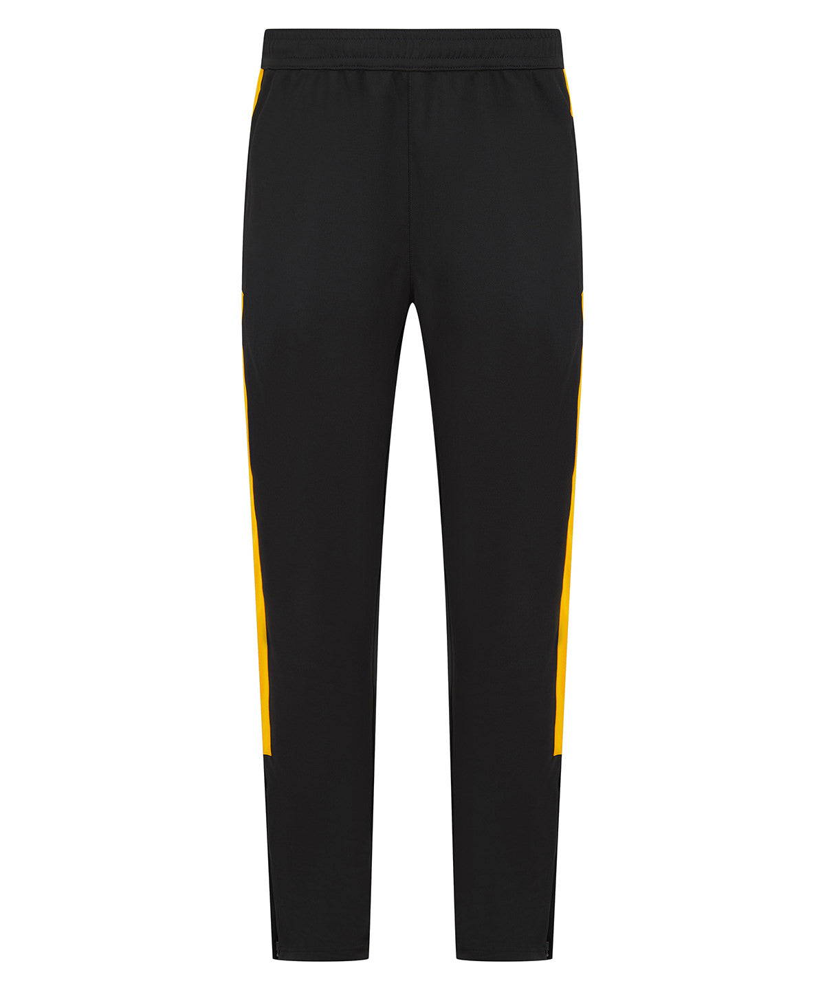 Kids knitted tracksuit pants - Black/Gold
