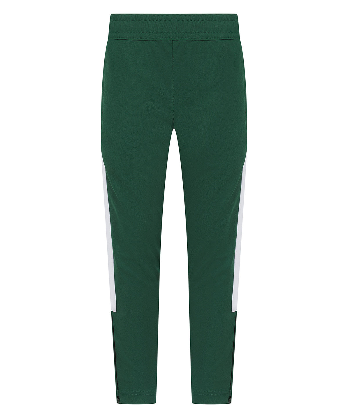 Kids knitted tracksuit pants - Bottle/White