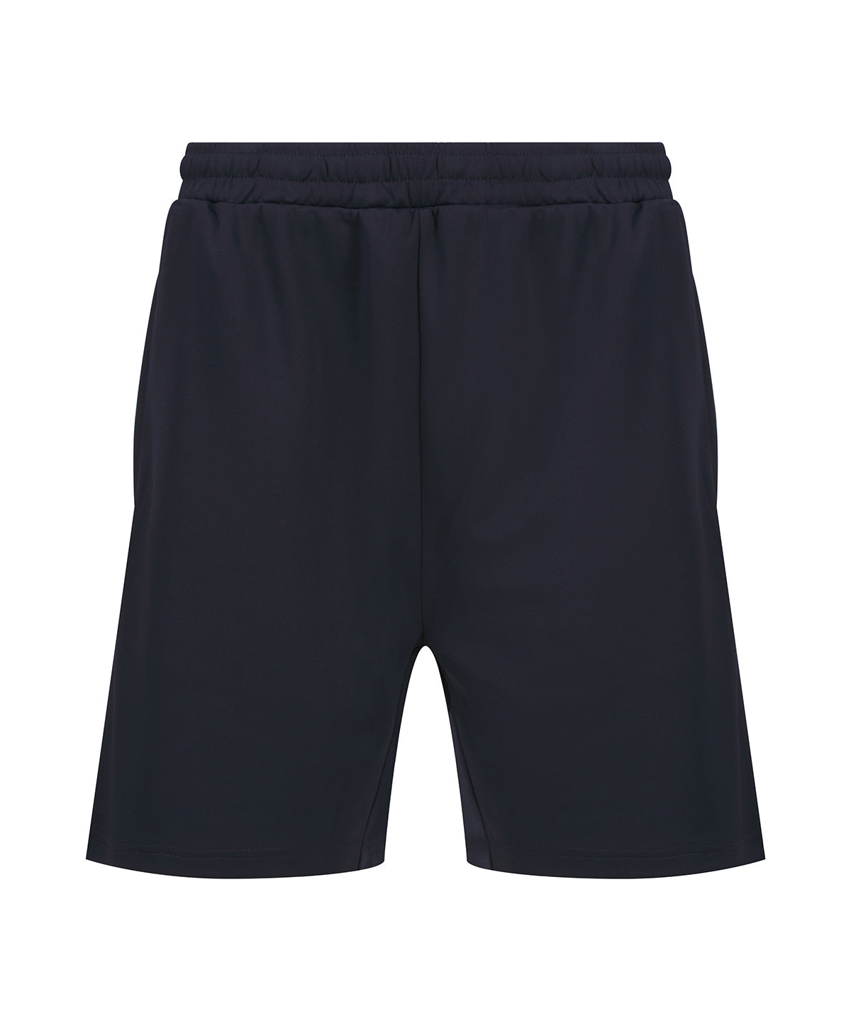 Knitted shorts with zip pockets - Navy