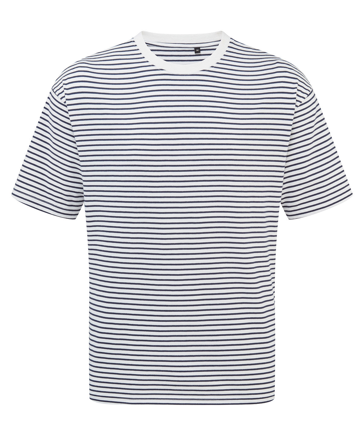 ‘Utility 2.0’ oversized t-shirt - Navy/White Stripe