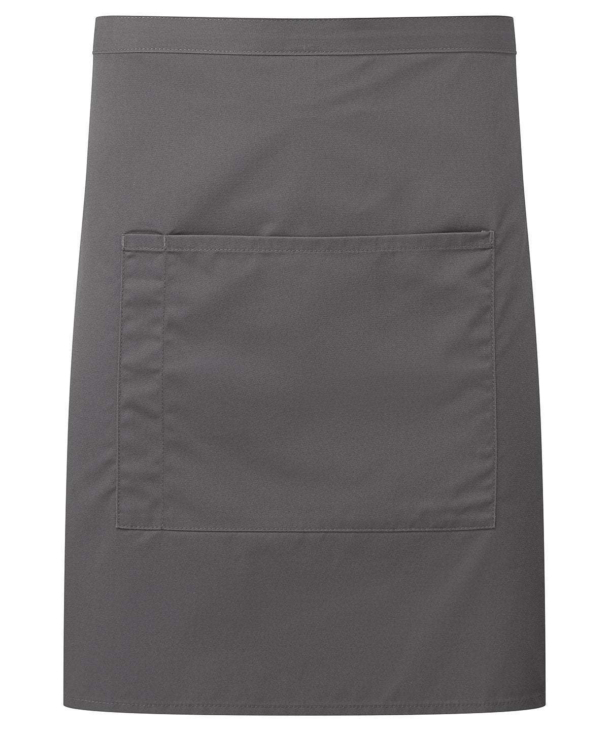 ‘Colours collection’ mid-length pocket apron - Dark Grey