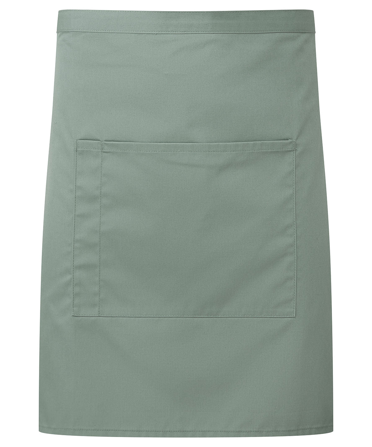 ‘Colours collection’ mid-length pocket apron - Sage