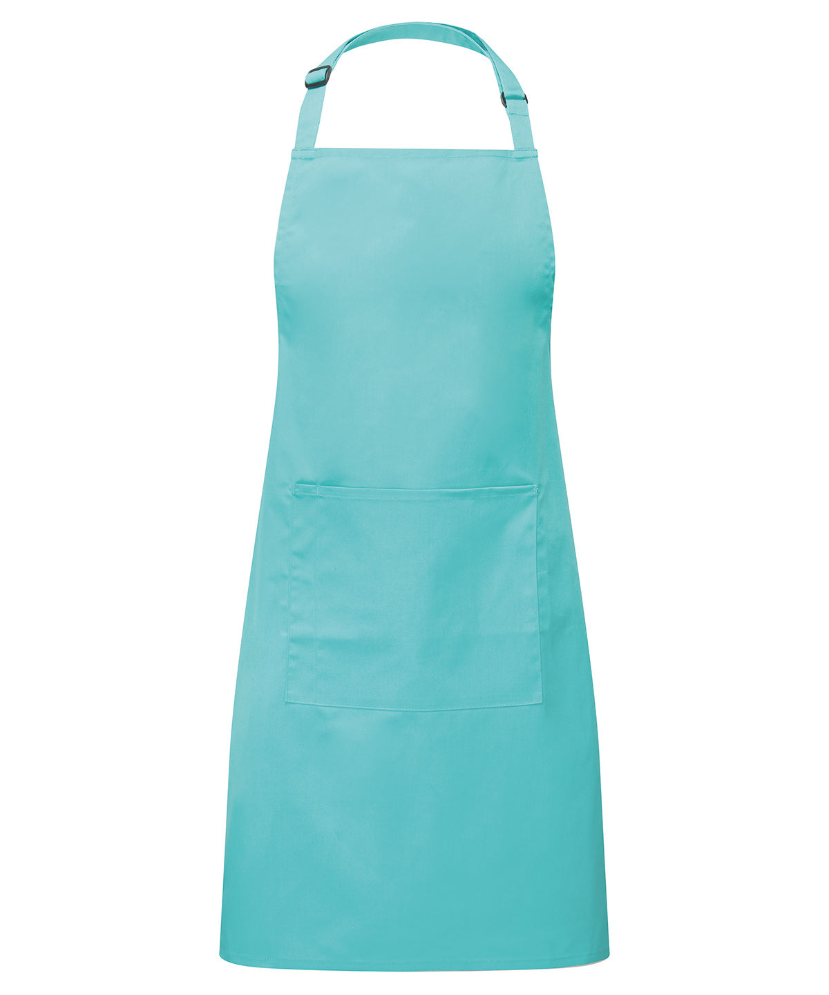 Colours bib apron with pocket - Duck Egg