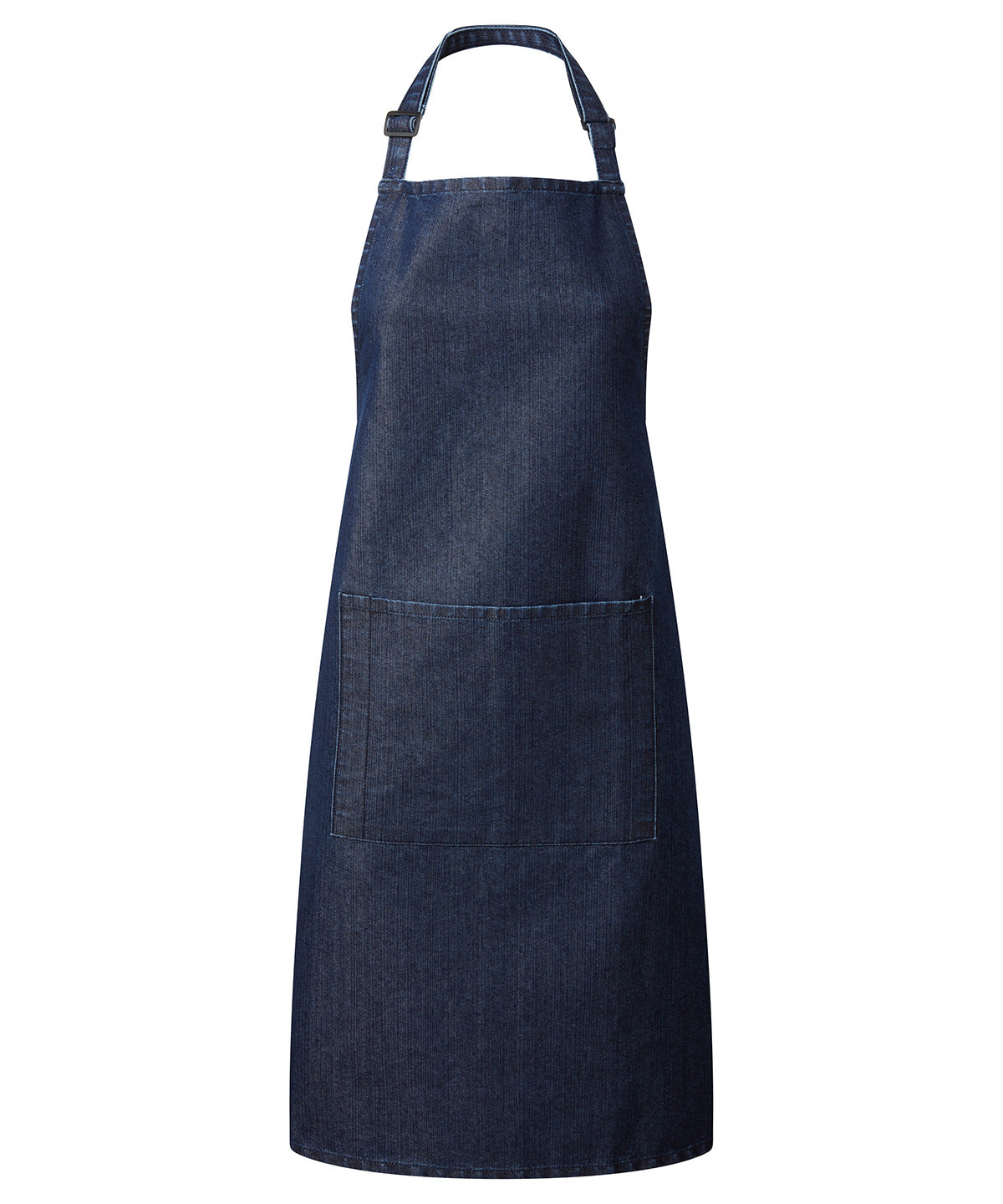 Colours bib apron with pocket - Indigo Denim