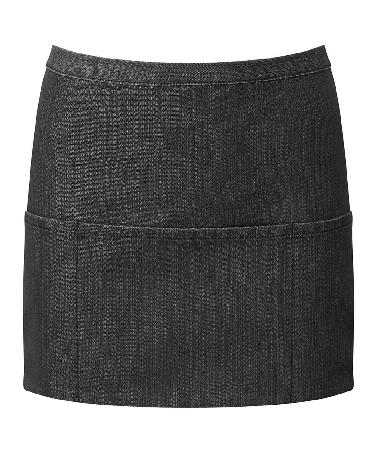 Colours 3-pocket apron - Black Denim