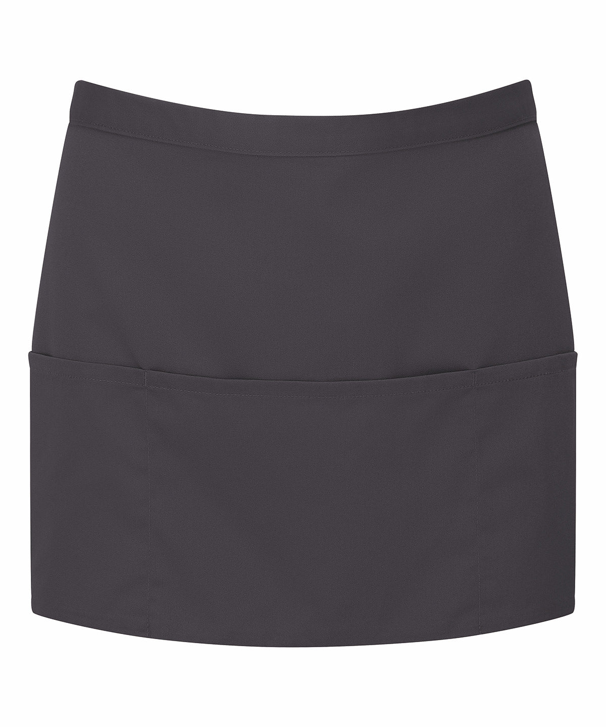 Colours 3-pocket apron - Charcoal