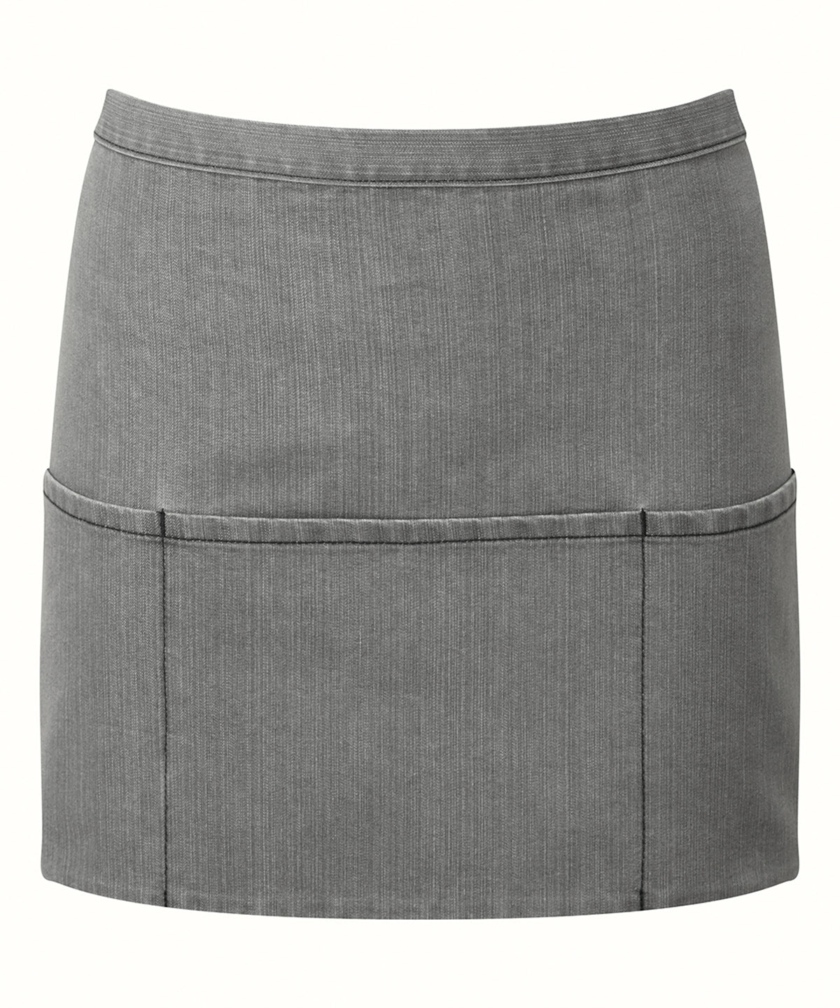 Colours 3-pocket apron - Grey Denim