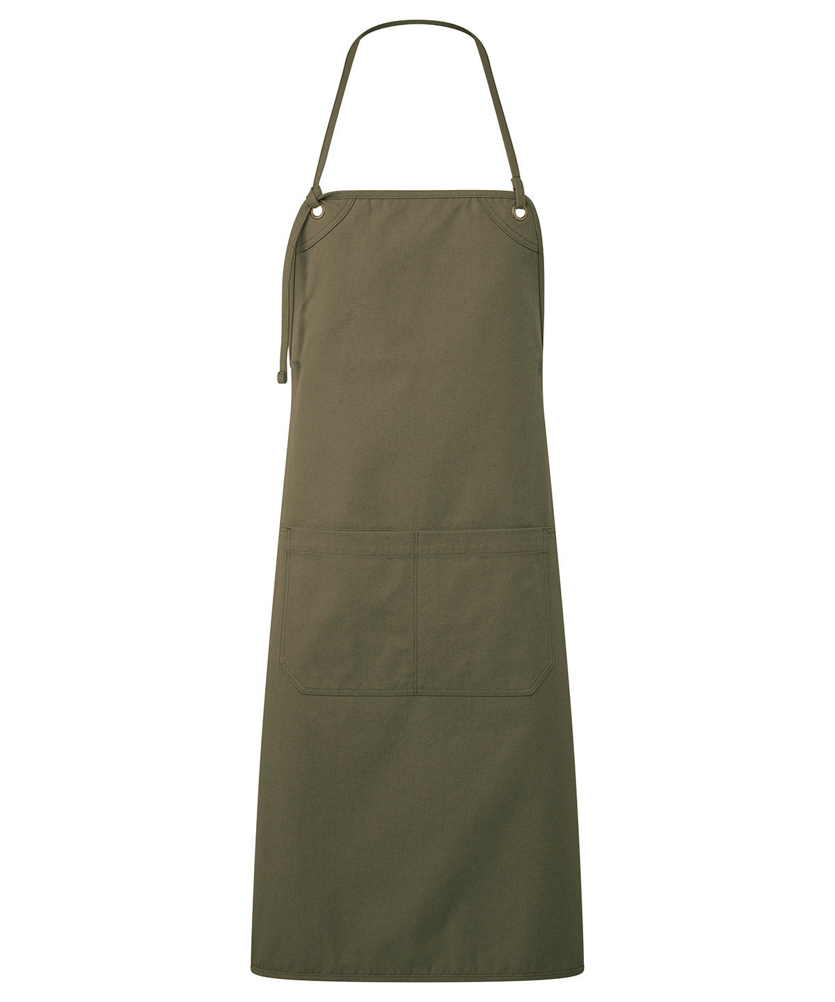 ‘Artisan’s choice’ double-pocket canvas apron - Olive