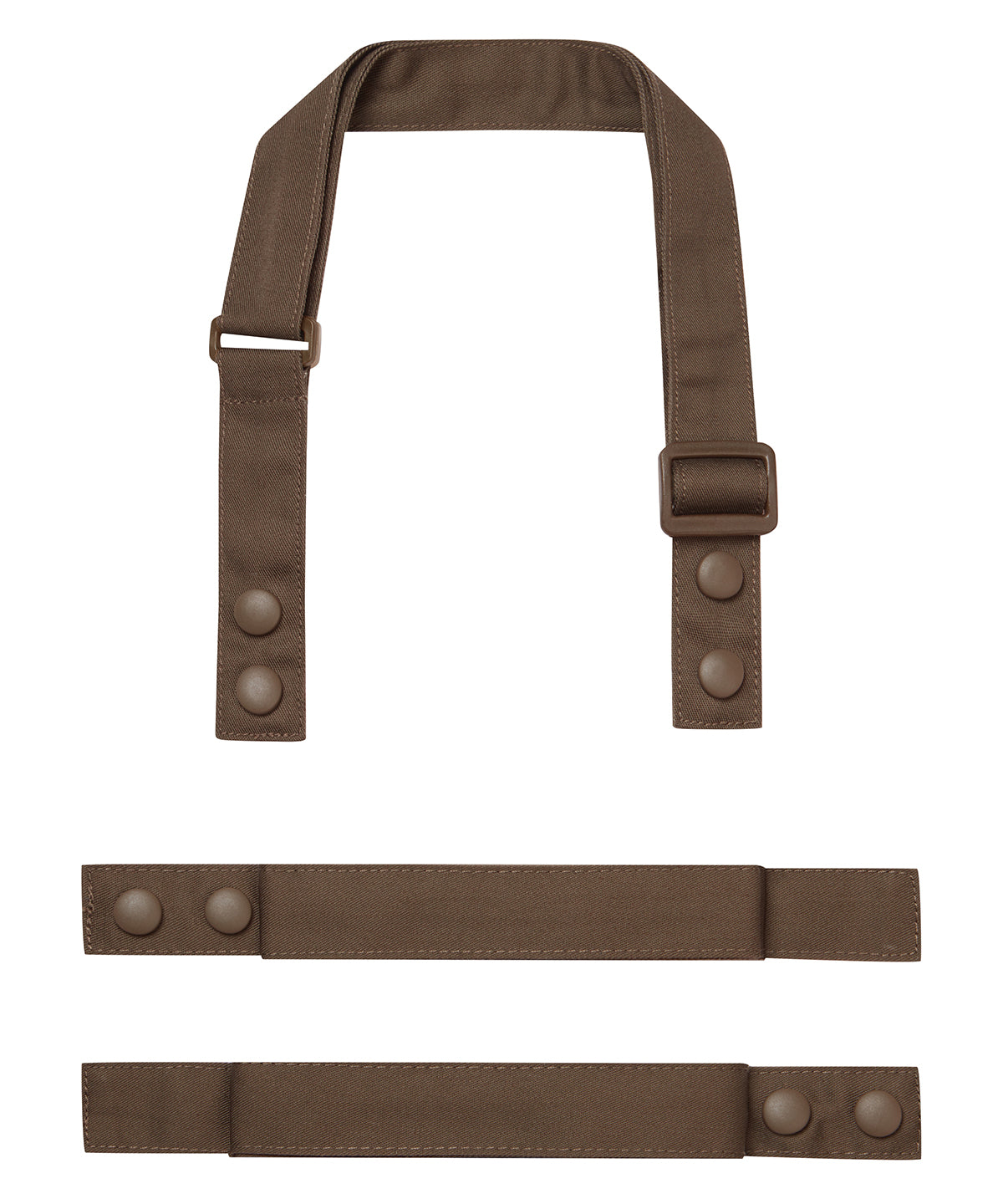 ‘Swap & Pop’ Customisable Apron – Straps - Brown