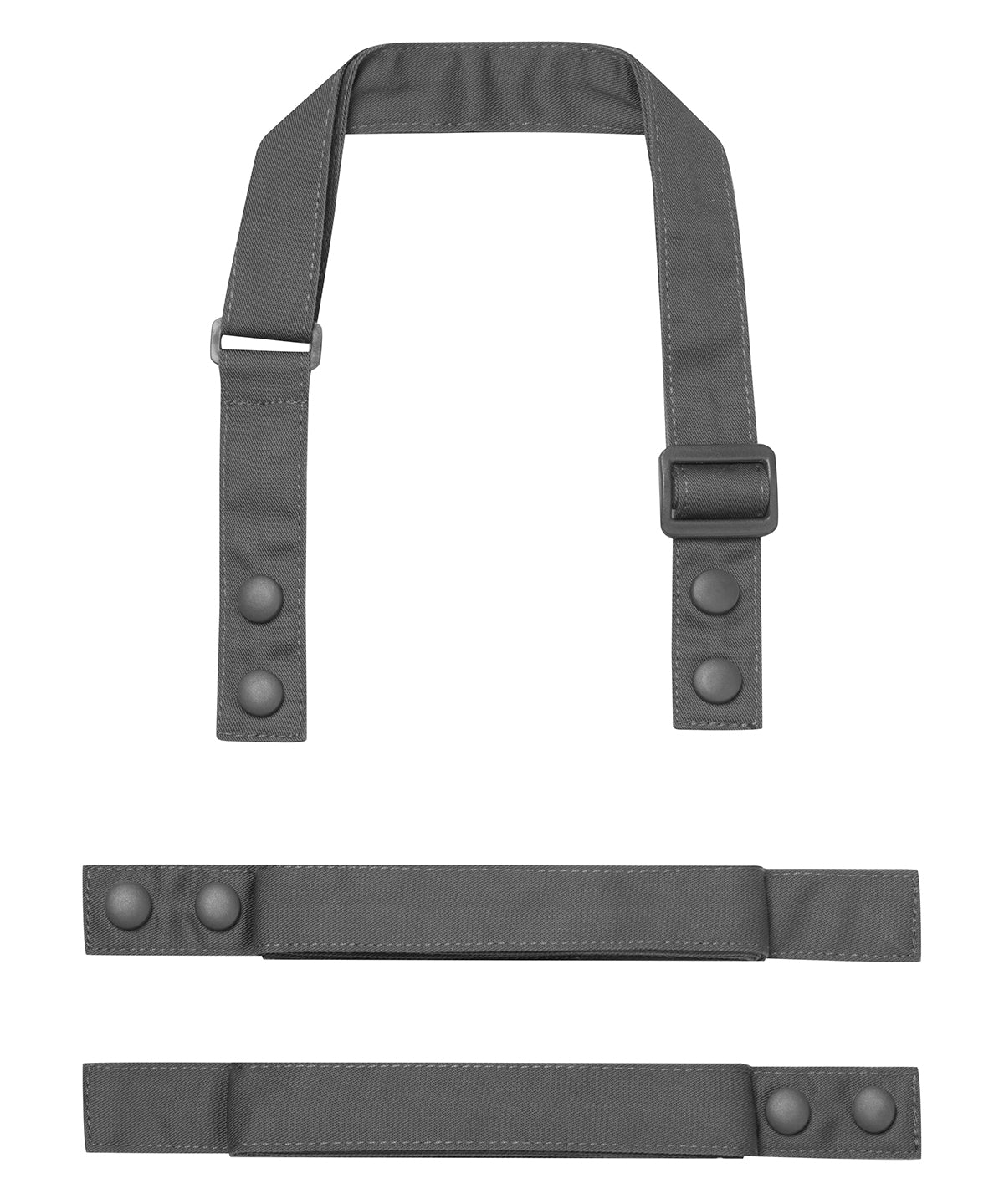‘Swap & Pop’ Customisable Apron – Straps - Dark Grey