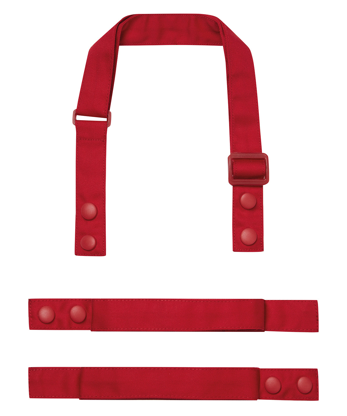 ‘Swap & Pop’ Customisable Apron – Straps - Red