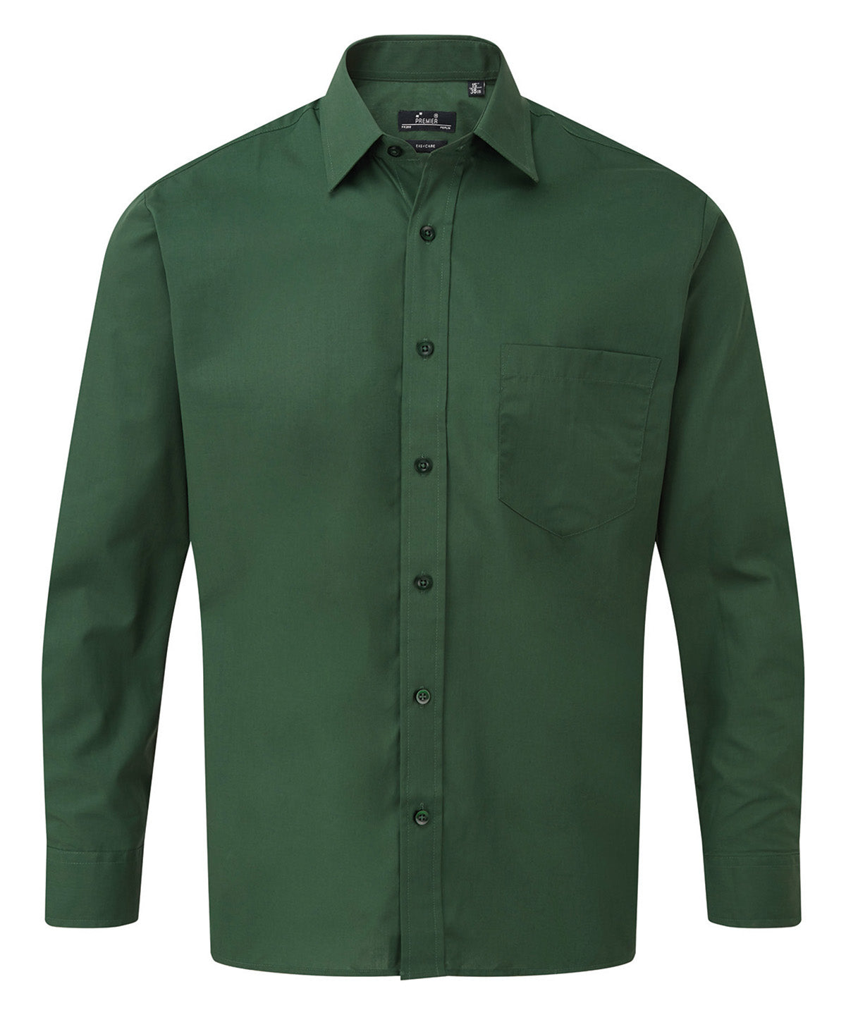 Long sleeve poplin shirt - Bottle