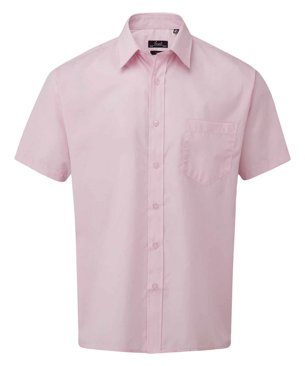 Short sleeve poplin shirt - Pink