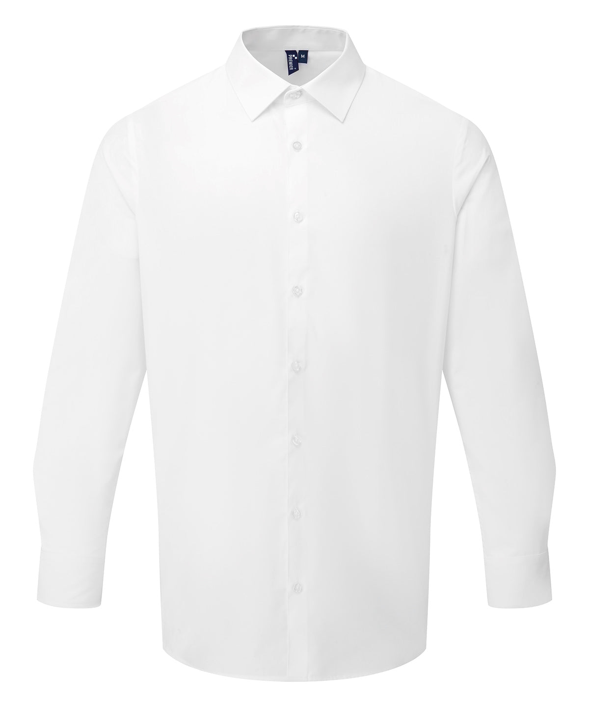 Long sleeve ‘Recyclight’ poplin shirt - White