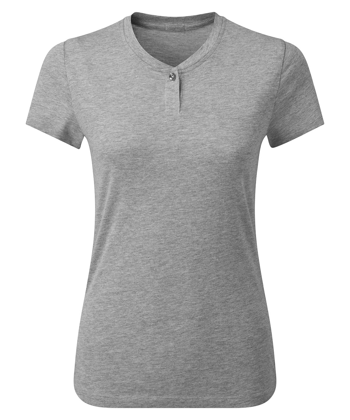 Women’s Cotton Rich‘Comis’ Tee - Grey Marl
