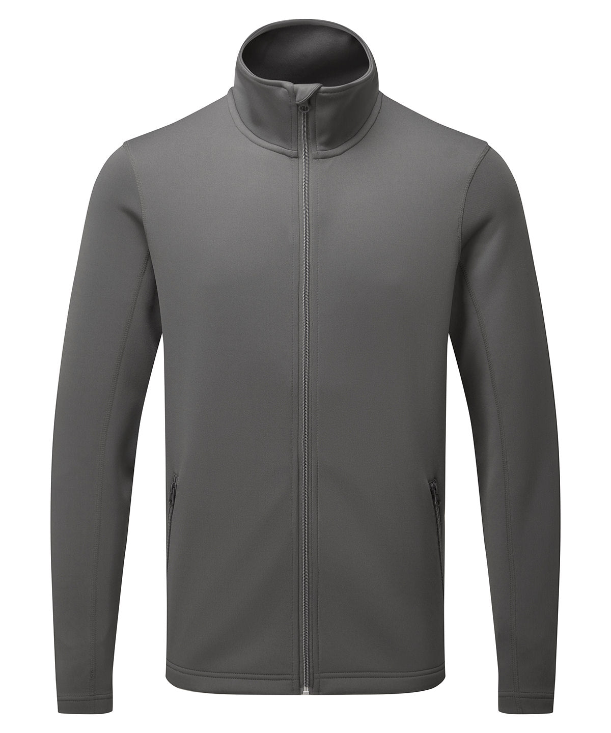 Men's spun dyed sustainable zip-through sweatshirt - Dark Grey