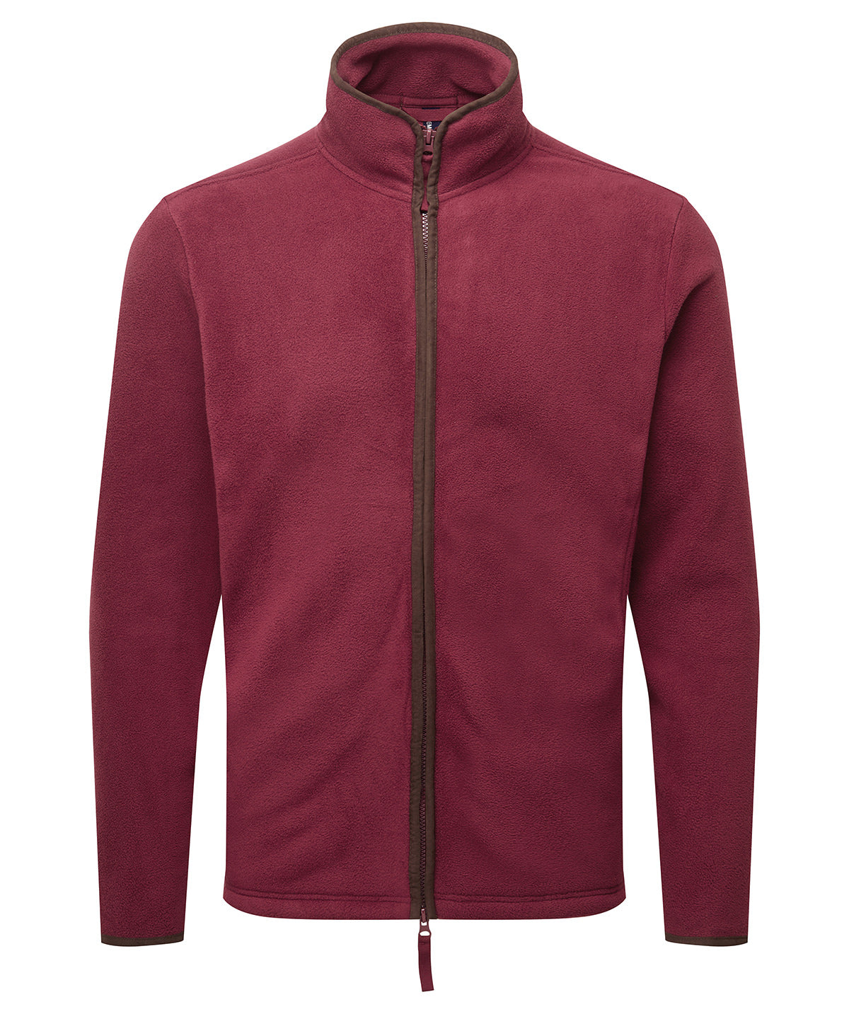 Artisan fleece jacket - Burgundy/Brown