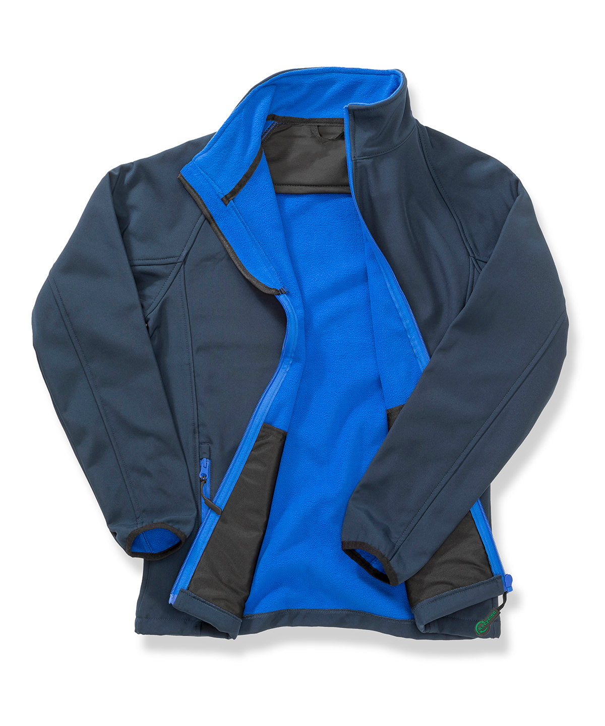Women's Core printable softshell jacket - Navy/Royal