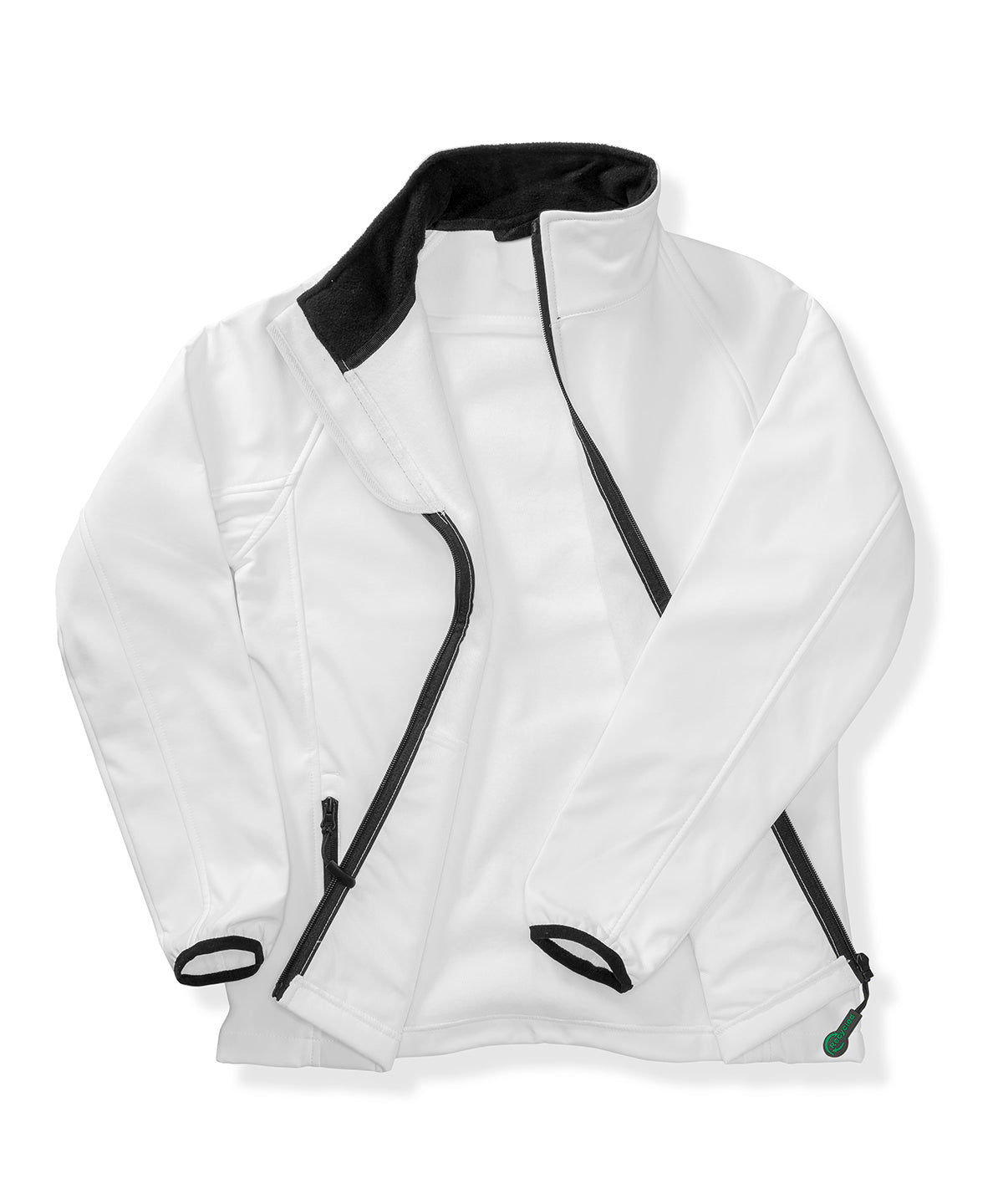 Women's Core printable softshell jacket - White/Black
