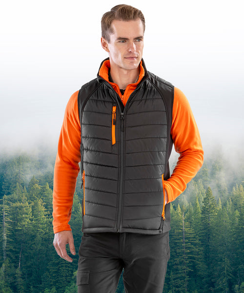 Compass padded softshell gilet 