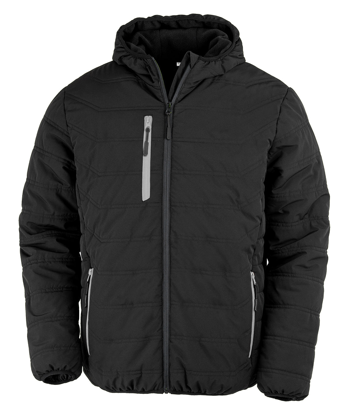Recycled compass padded winter jacket - Black/Grey