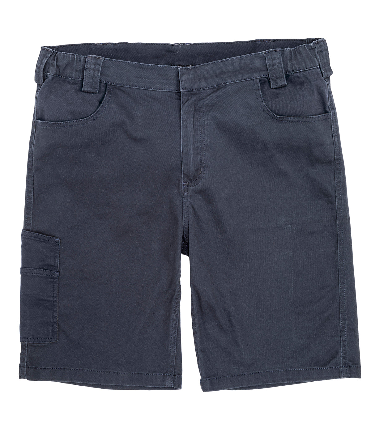 Super-stretch slim chino shorts - Navy