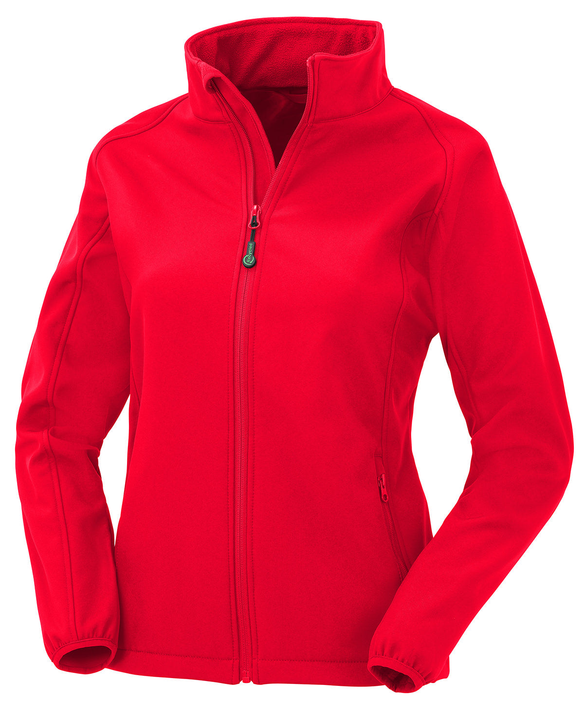 Women's recycled 2-layer printable softshell jacket  - Red