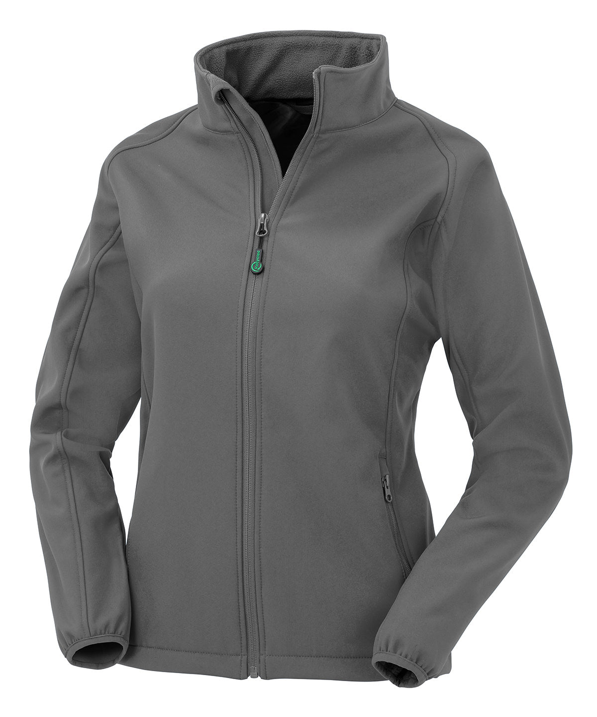 Women's recycled 2-layer printable softshell jacket  - Workguard Grey