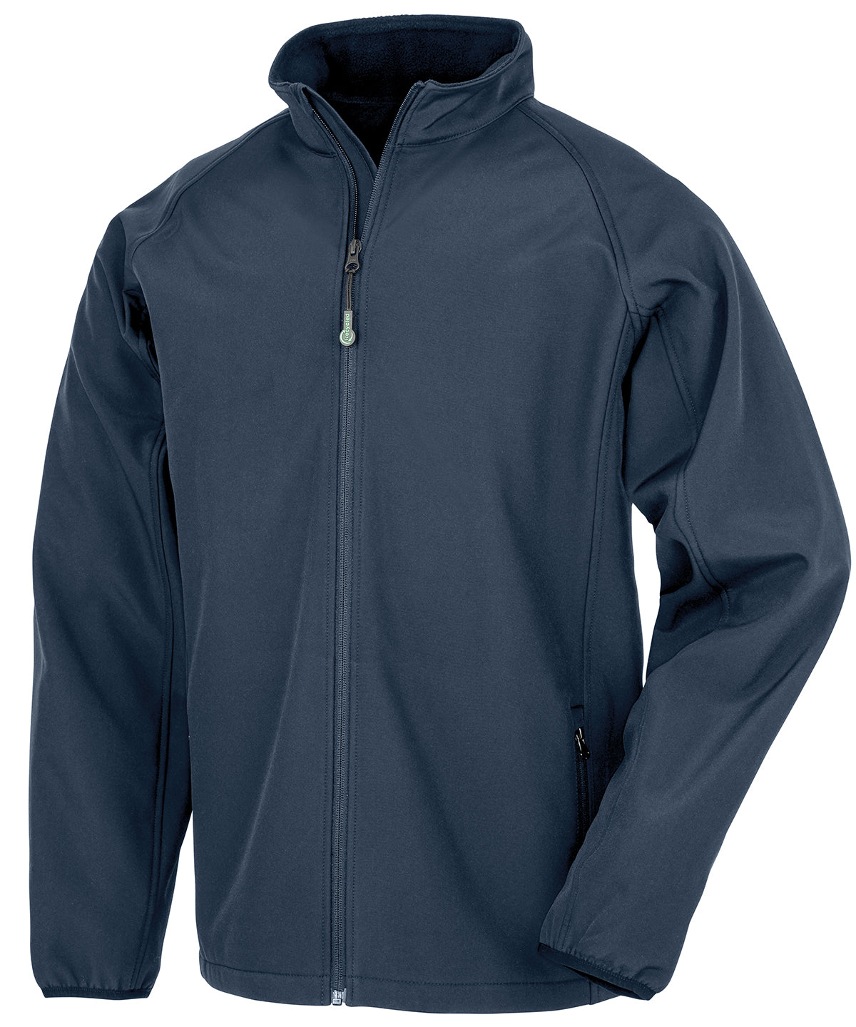 Men's recycled 2-layer printable softshell jacket  - Navy
