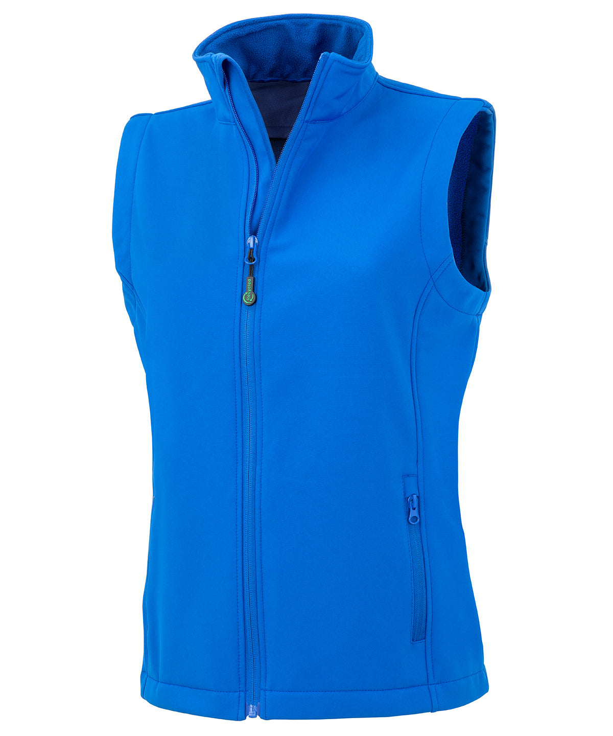 Women's recycled 2-layer printable softshell bodywarmer - Royal