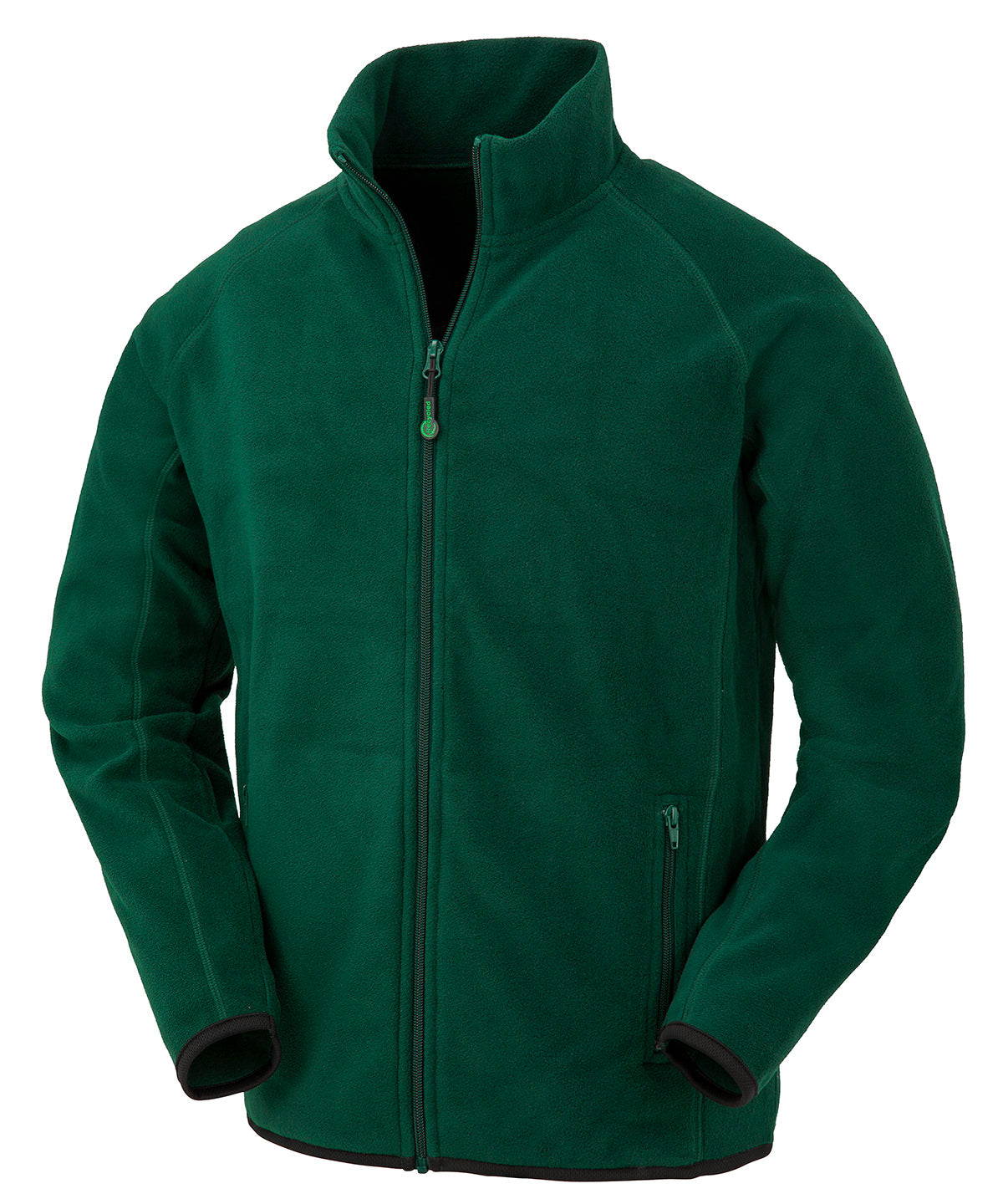 Recycled fleece polarthermic jacket - Forest Green