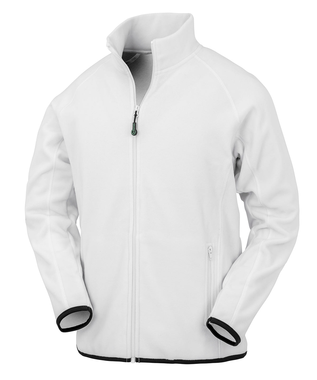 Recycled fleece polarthermic jacket - White
