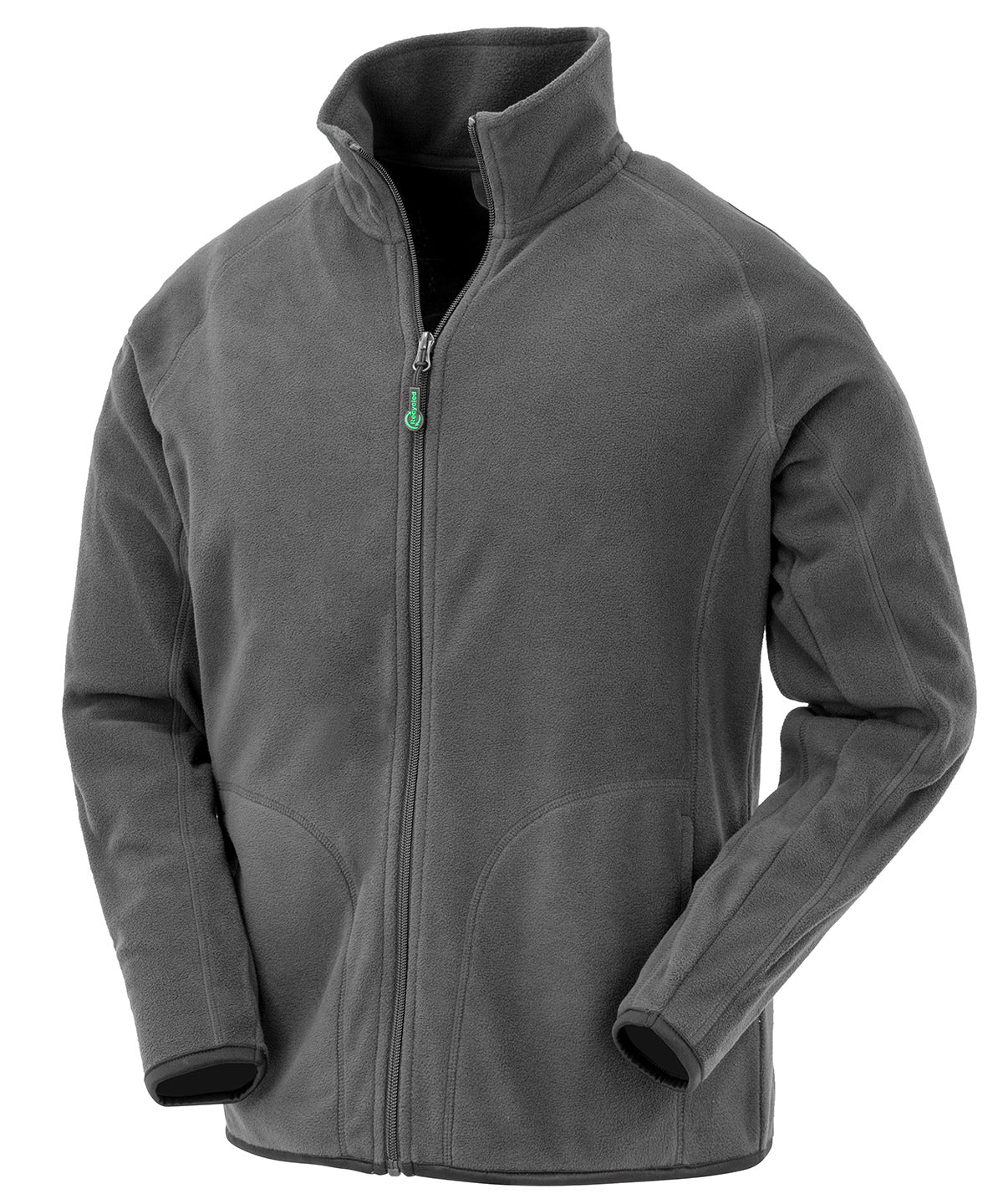 Recycled microfleece jacket - Grey
