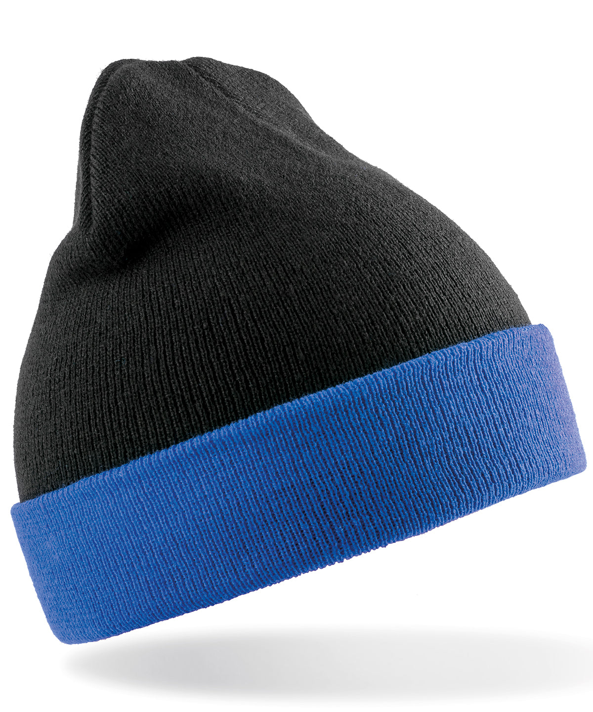 Recycled compass beanie - Black/Royal