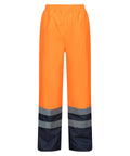 Pro hi-vis insulated overtrousers