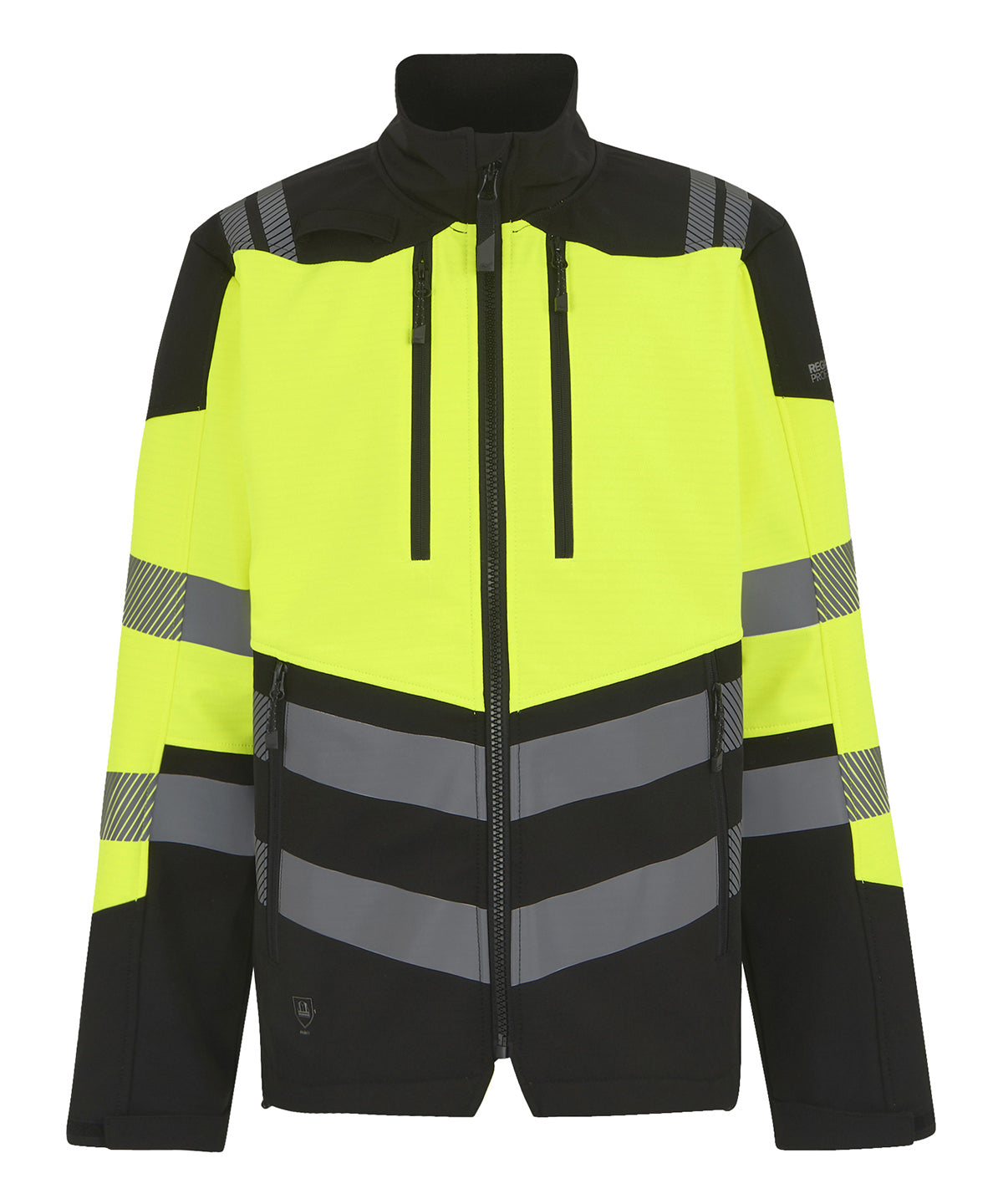 Hi-Vis X-Pro 3-layer softshell jacket (Class 2) - Black/Yellow