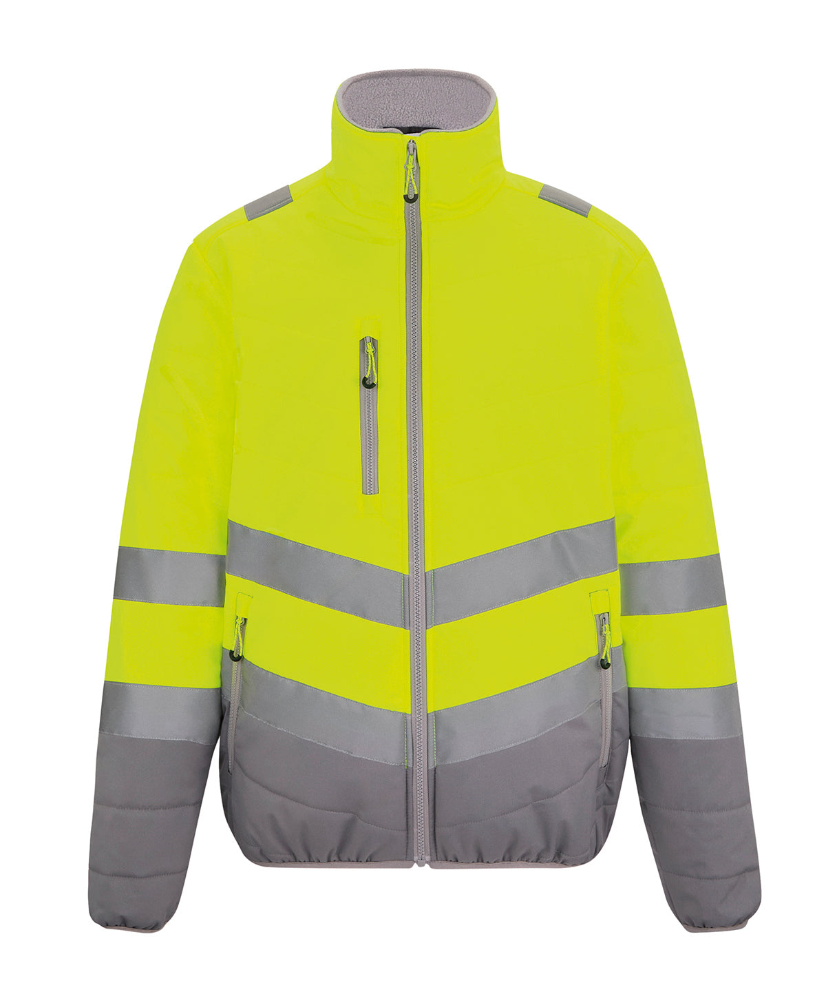 Hi-vis two-tone thermal jacket - Yellow