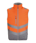 Hi-vis two-tone thermal bodywarmer