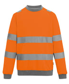 Hi-vis Pro contrast crew neck sweatshirt