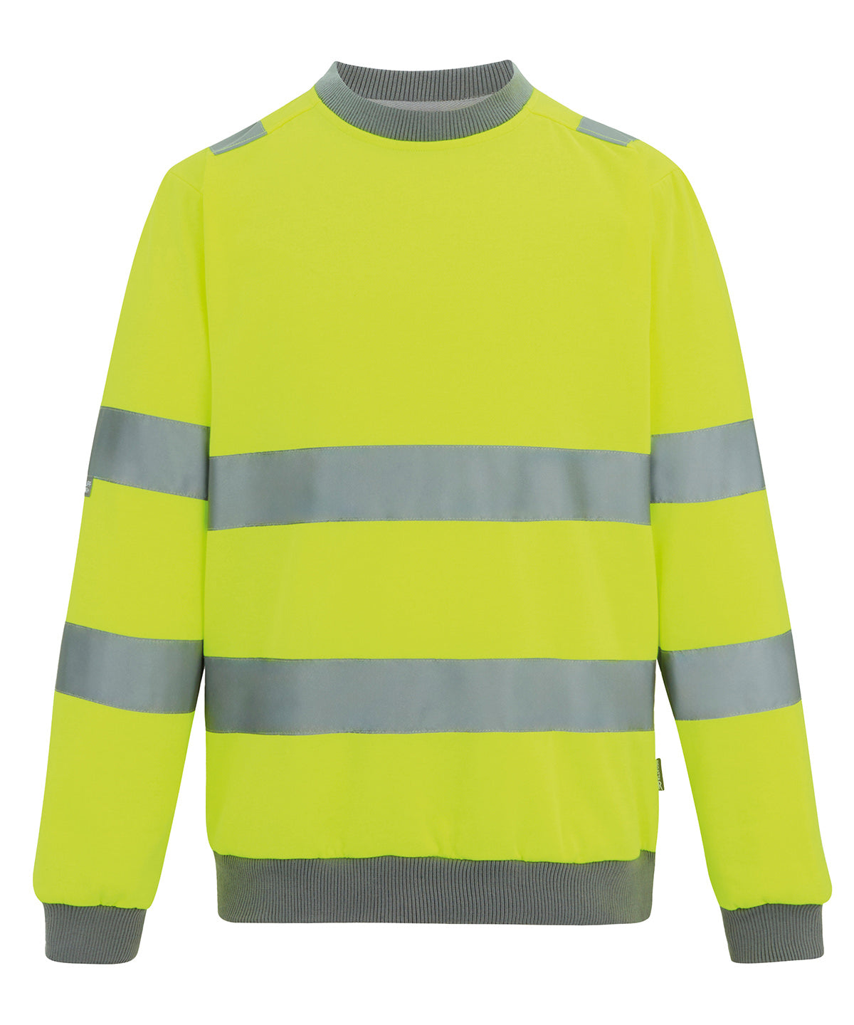 Hi-vis Pro contrast crew neck sweatshirt - Yellow