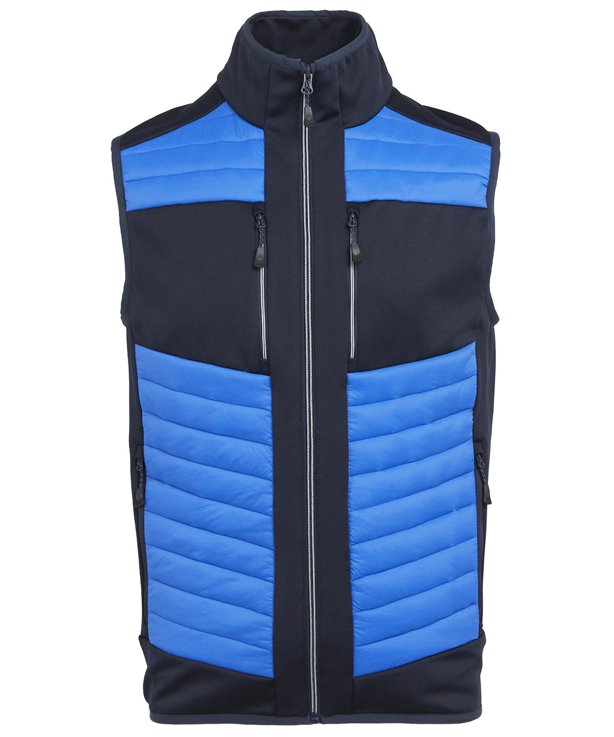 E-Volve unisex thermal hybrid bodywarmer - Strong Blue/Navy