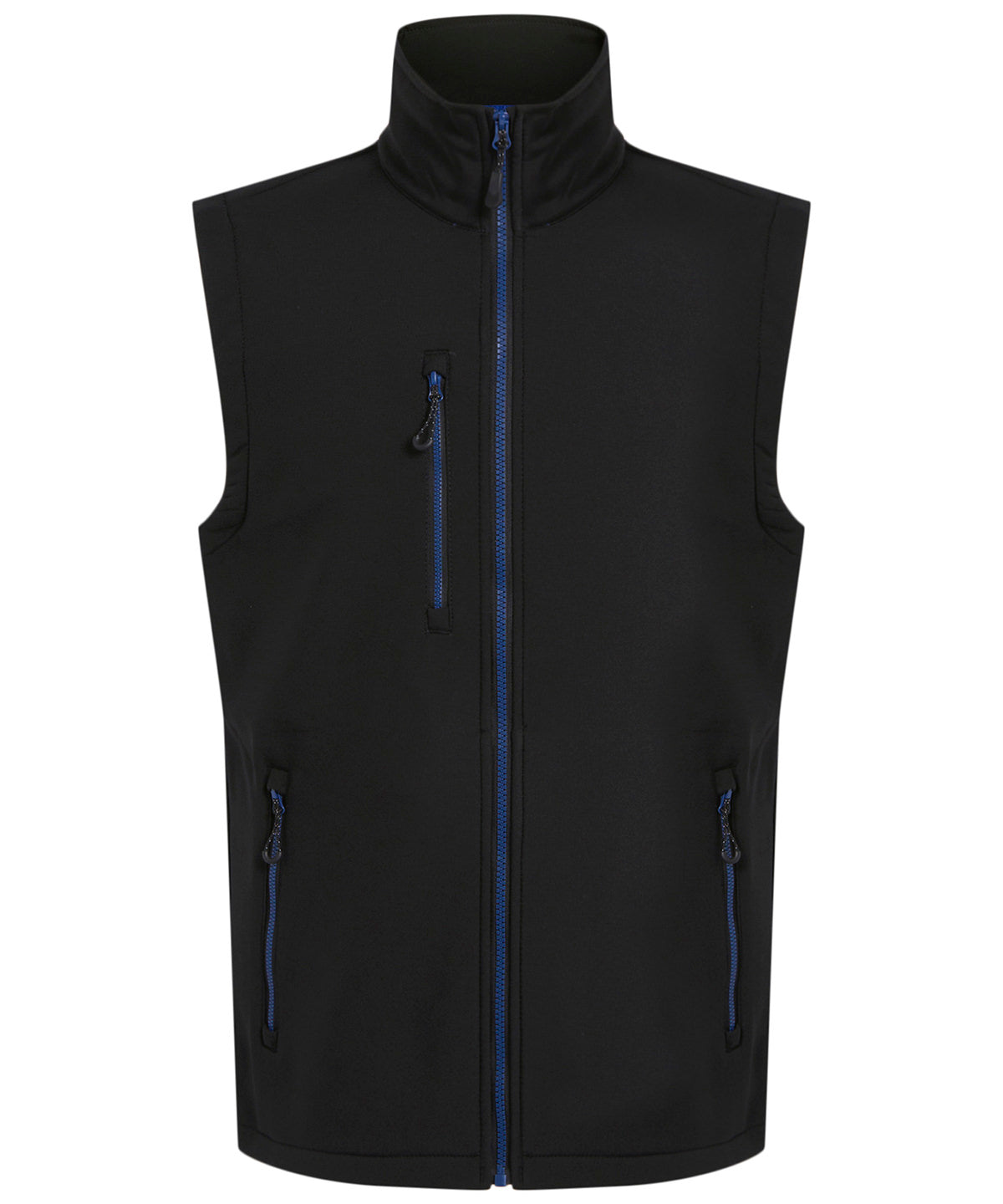 Navigate 2-layer softshell bodywarmer - Black/New Royal