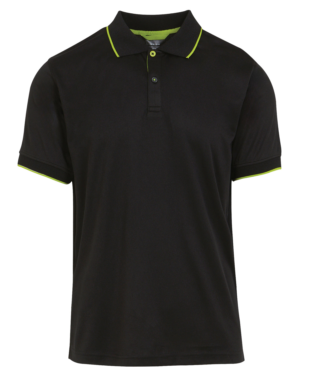 Navigate short sleeve polo - Black/Lime