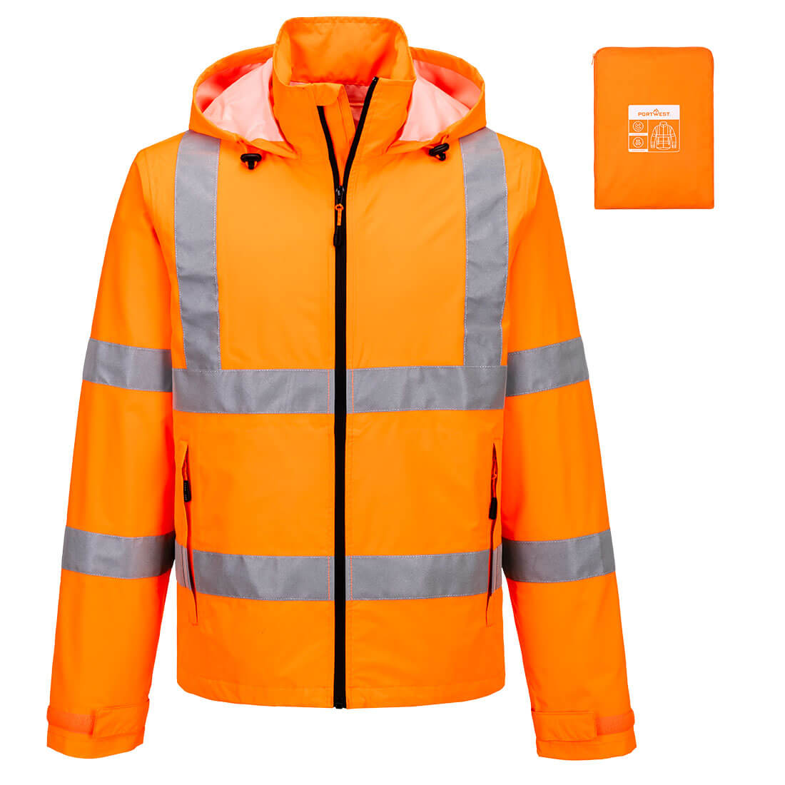 Hi-Vis Lightweight Packable Jacket