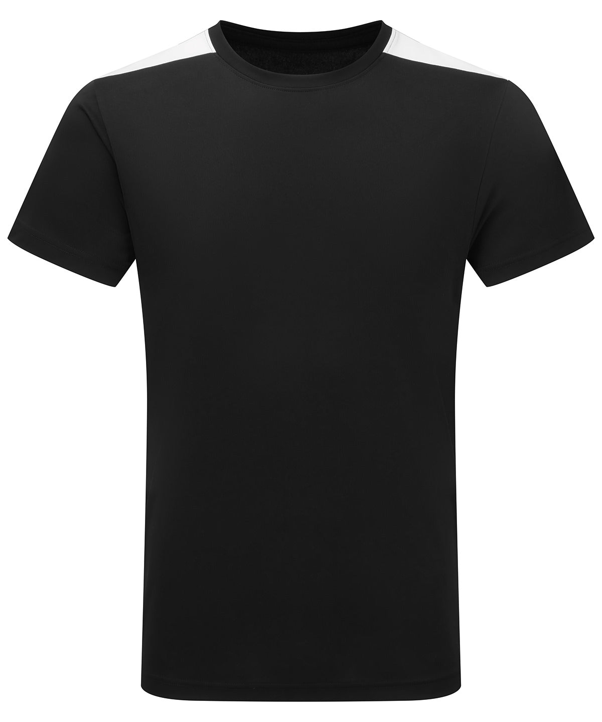TriDri® contrast performance t-shirt - Black/White