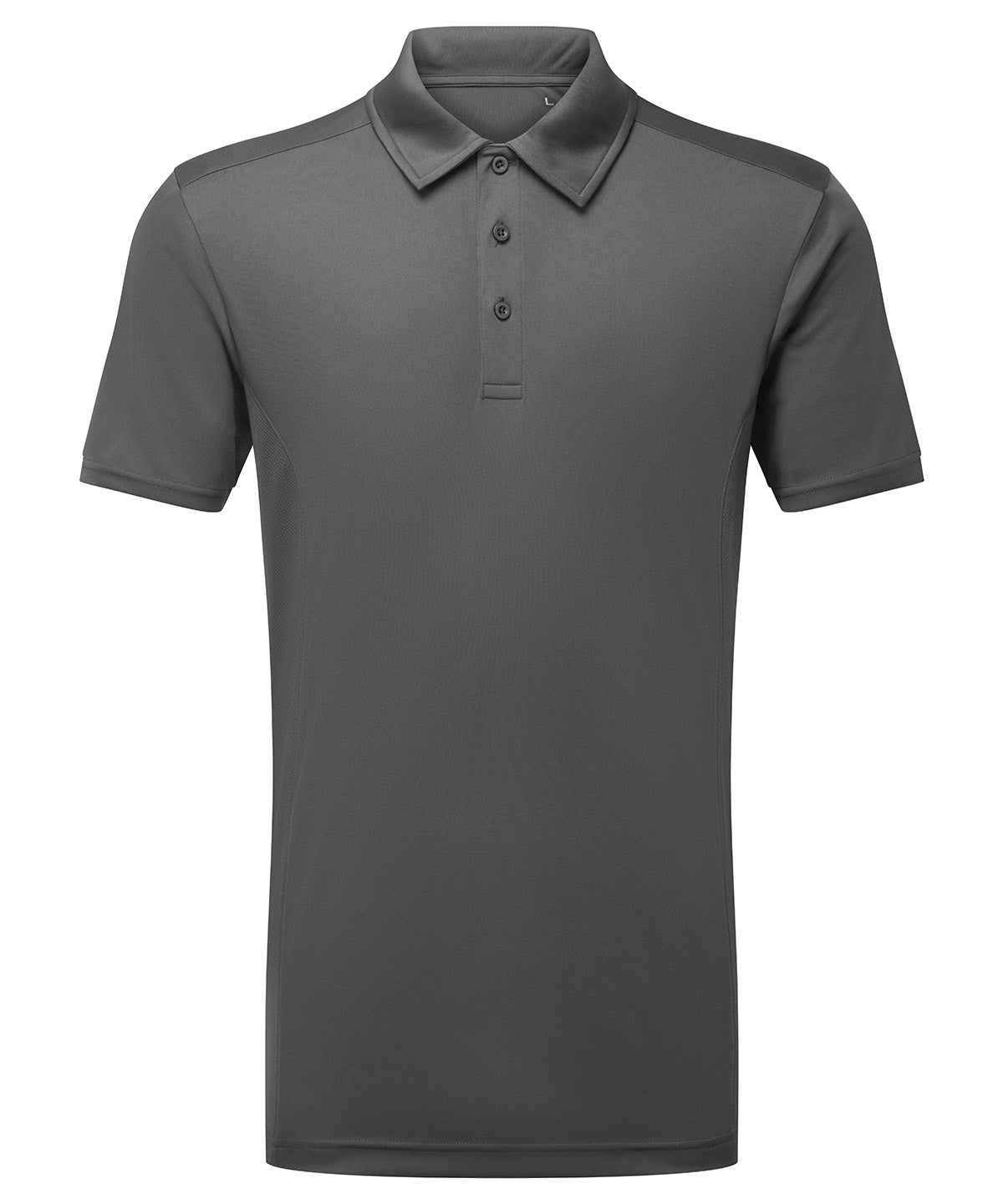 Men's TriDri® panelled polo  - Charcoal