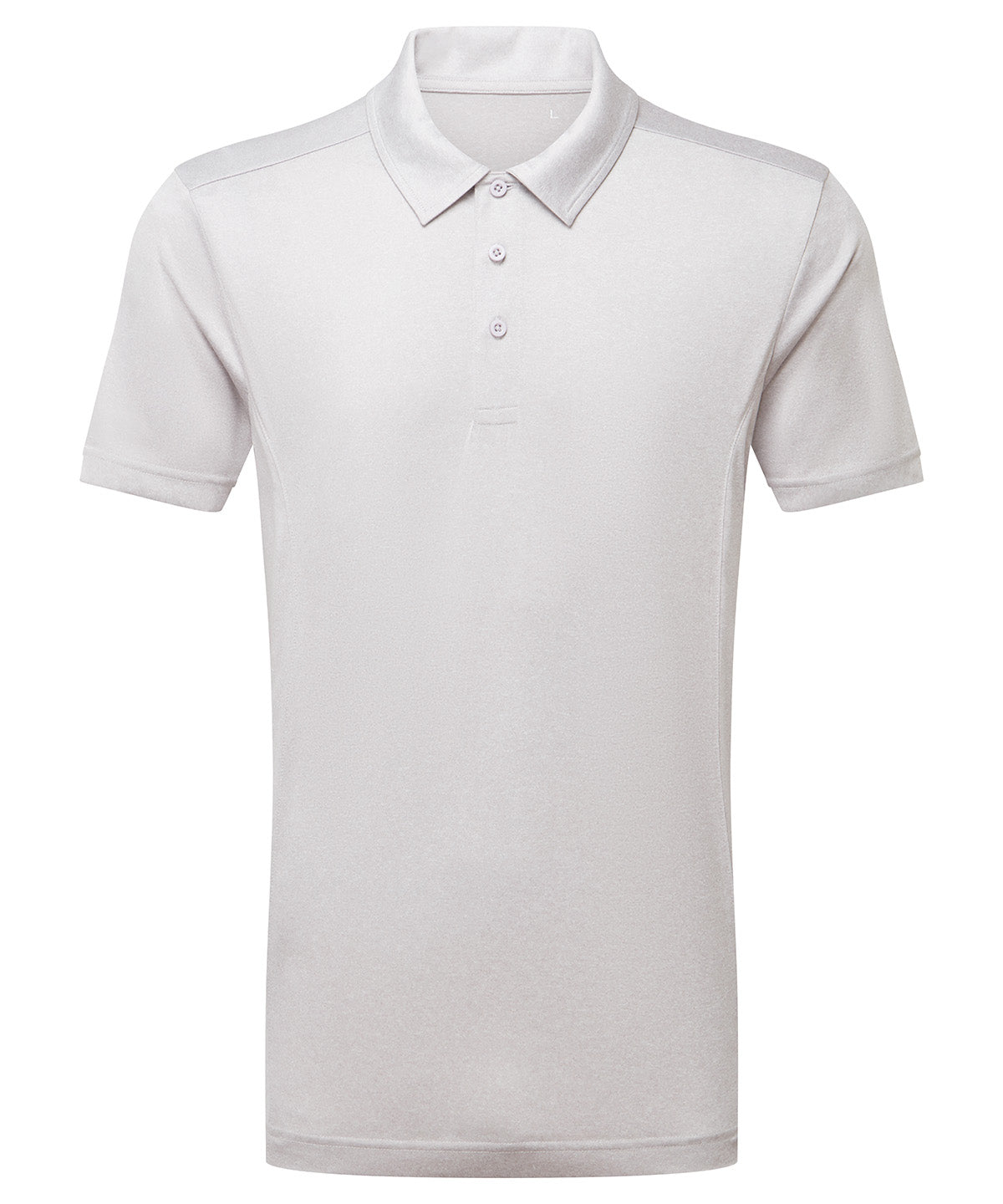 Men's TriDri® panelled polo  - Silver Melange