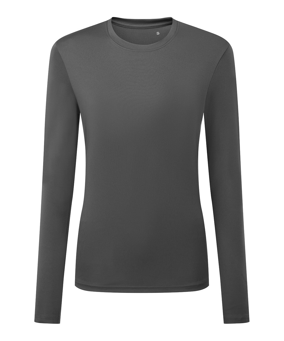 Women's TriDri® long sleeve performance t-shirt - Charcoal