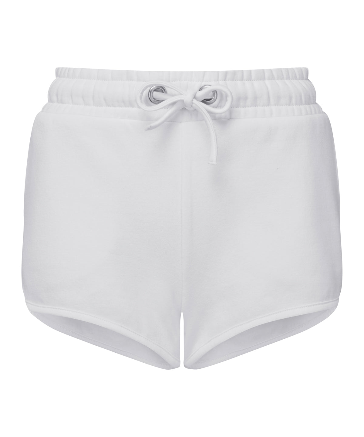 Women's TriDri® recycled retro jogger shorts - White
